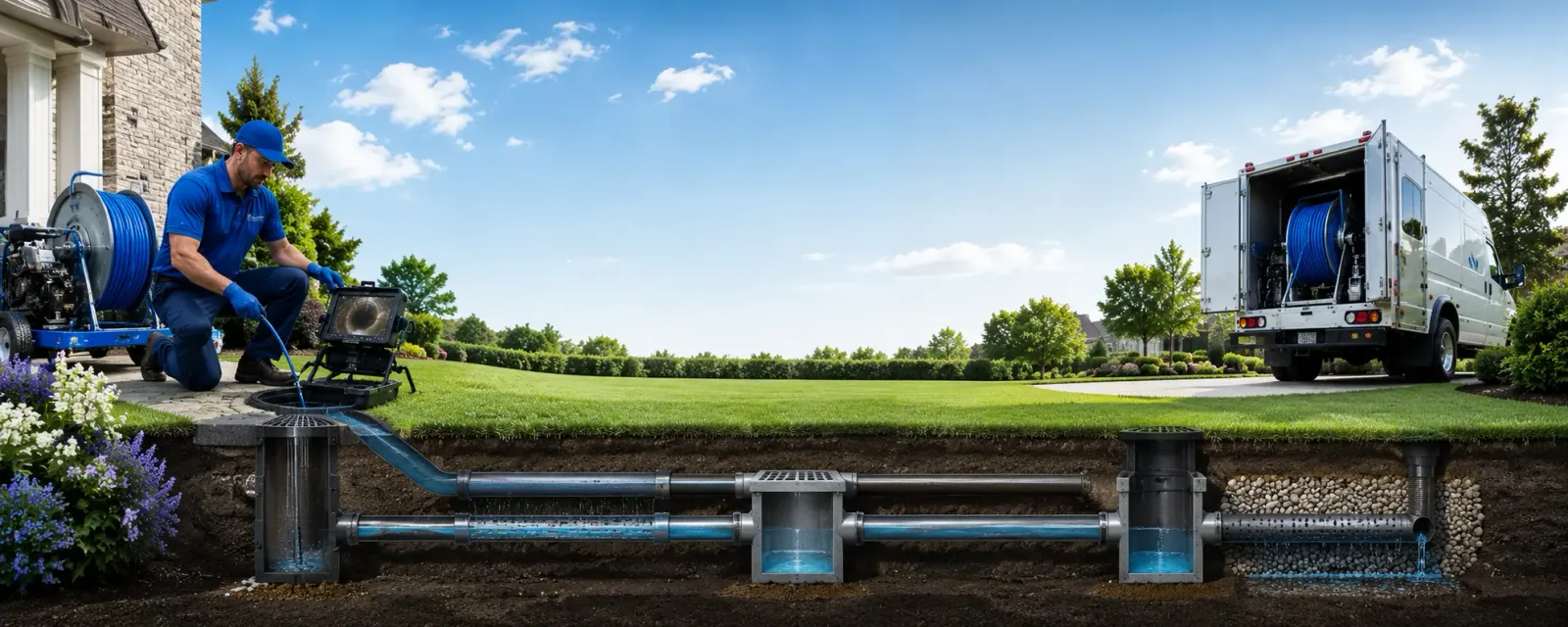 Outdoor drain cleaning information for Bergenfield, NJ